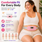 Digital Period Heating Pad & Vibrating Belt | Fast Menstrual Cramp Relief