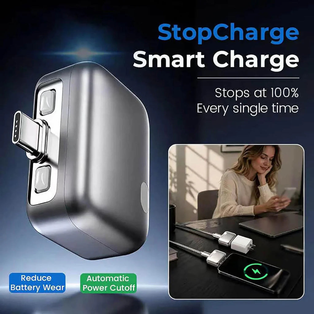 PopGuard Smart Auto-Cutoff USB-C Fast Charger